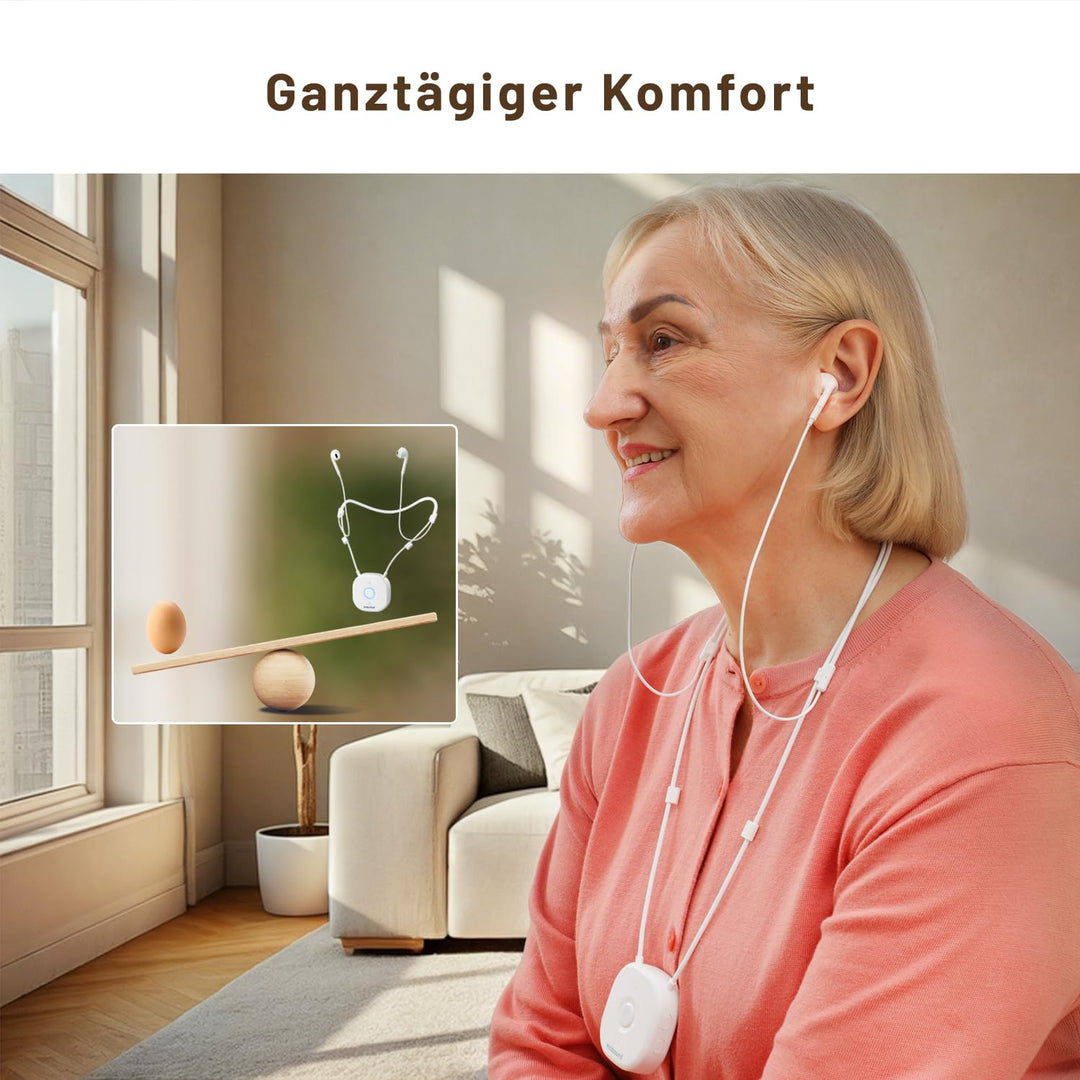 Holdsound Funkkopfhörer Kabellos für TV, Komfortable Kopfhörer für Fernseher mit USB-Sender, Einfach