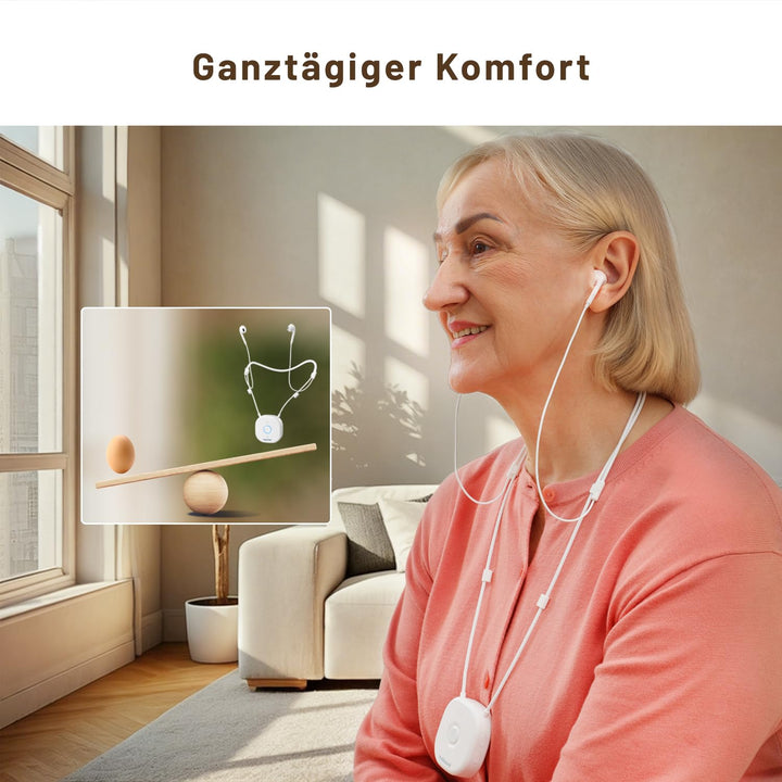 Holdsound Funkkopfhörer Kabellos für TV, Komfortable Kopfhörer für Fernseher mit USB-Sender, Einfach