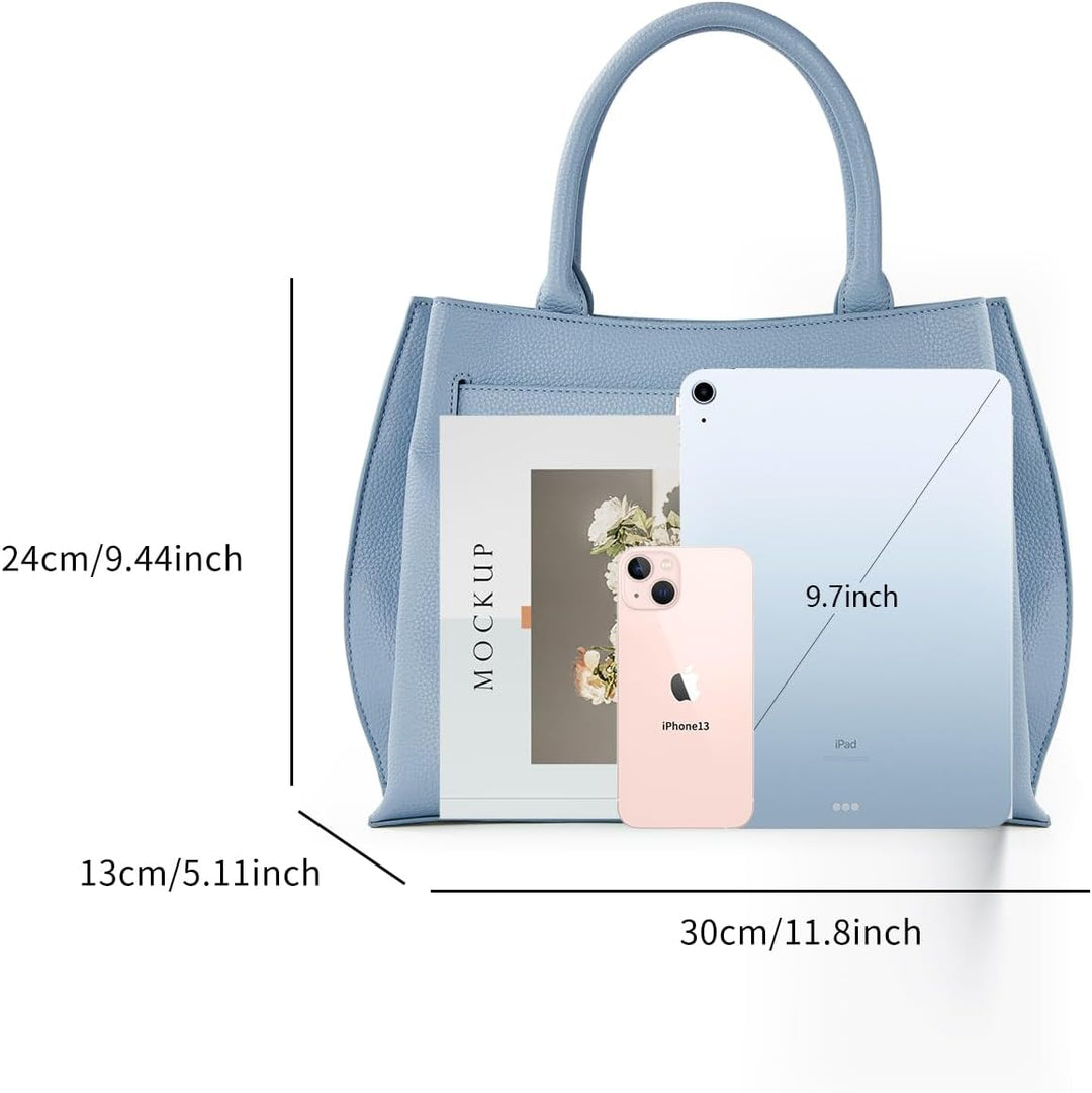 VICTORIA HYDE Handtaschen Damen Gross PU Leder Shopper Damen Handtasche Schwarz Elegant Schultertasc