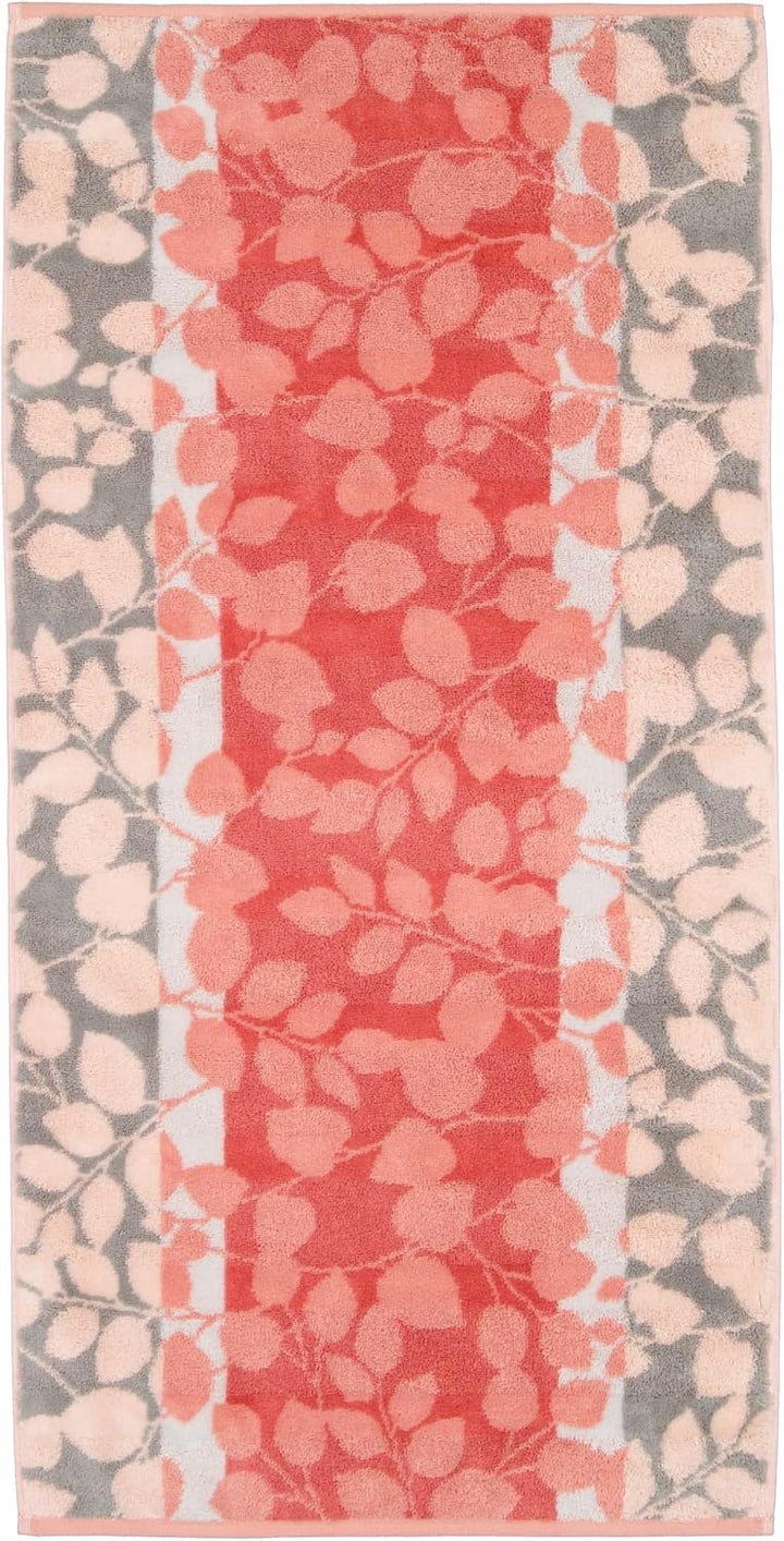 CAWÖ Home Handtücher Noblesse Harmony Floral 1086 Koralle - 27 Duschtuch 80x160 cm, Duschtuch 80x160