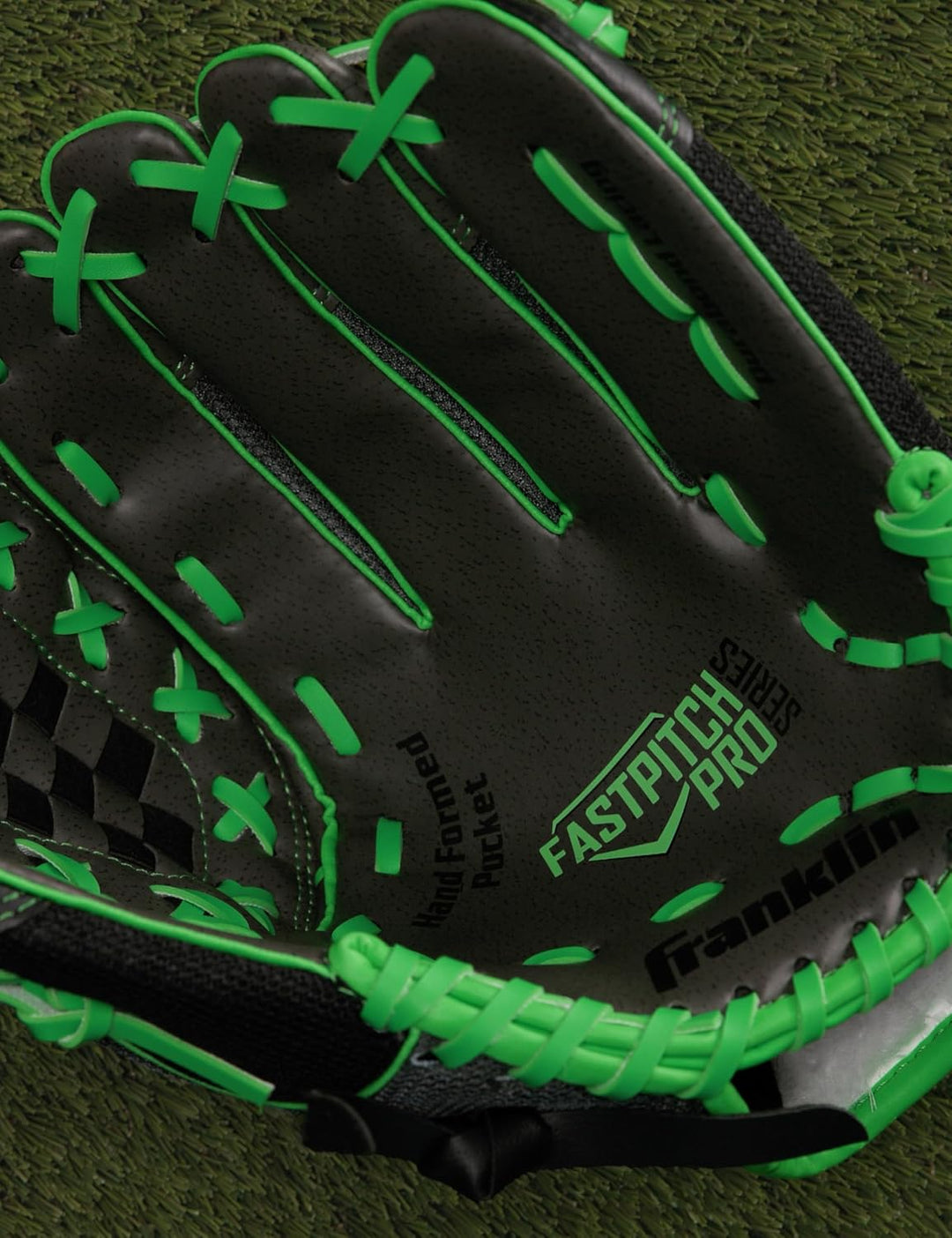 Franklin Sports Windmühle Serie Leichte Softball Handschuh, 27,9 cm für Rechtshänder Lime/Gray, für