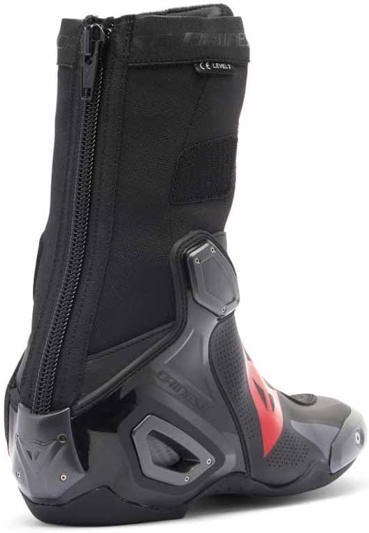Dainese Axial 2 Air Boots Racing Stiefel 40 EU Schwarz Rot, 40 EU Schwarz Rot