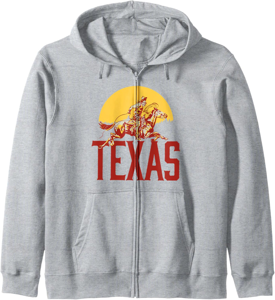 Texas Retro Roping Cowboy Vintage Graphic Kapuzenjacke