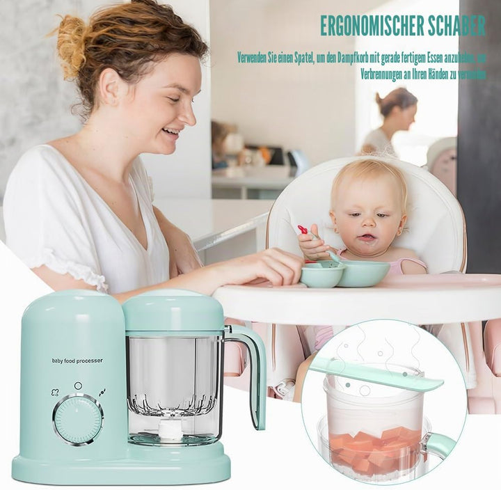 Multifunktions-Kochmaschine für Babys, Dampfgaren und automatisches Mixen, leicht zu reinigen, Mixer