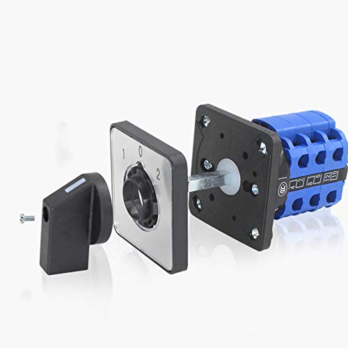 Umschalter Universal Drehnockenschalter LW26-63A C04/2 2 Positionen 8 Anschlüsse Drehwähler Nockensc
