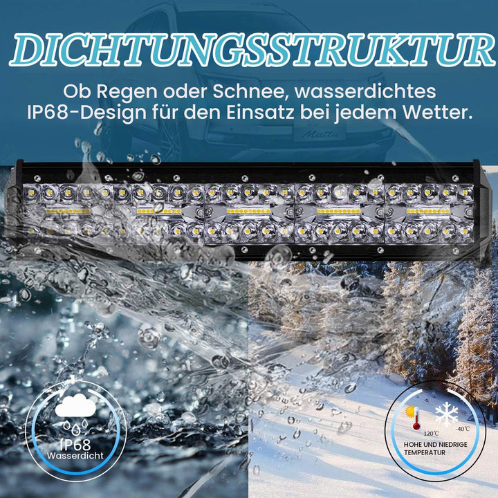 Kraumi LED Zusatzscheinwerfer, 15 Zoll 320W Cree LED Arbeitsscheinwerfer 32,000lm Led Scheinwerfer 1
