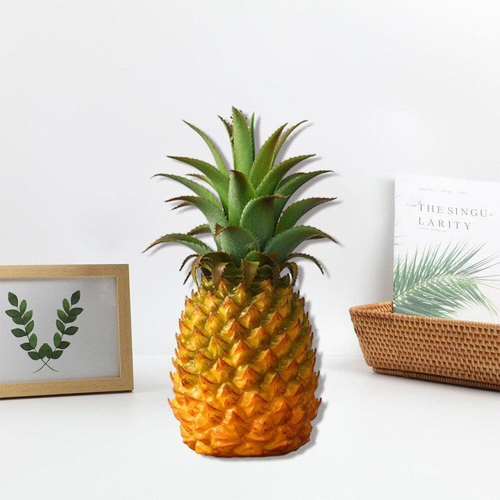 Plastik Ananas Ornament Künstliche Früchte Dekor Lebensee Ananas Spielzeug Hawaiian Obst Dekoration