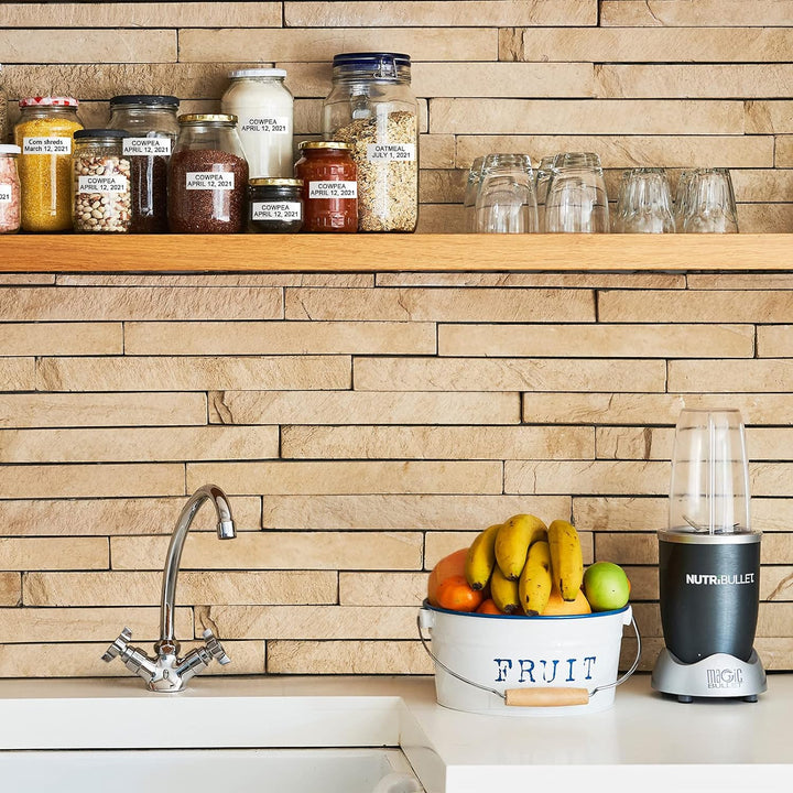 Peripage Mini Druckerpapier Aufkleber, selbstklebendes Thermopapier farbloses Klebepapier für PeriPa