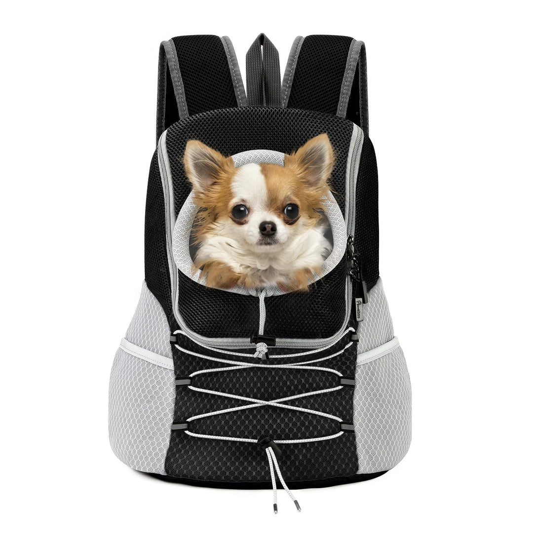 Pawaboo Haustier Rucksack Hund Tragetasche für Kleine Mittelgrosse Hunde und Katzen, Atmungsaktiv un