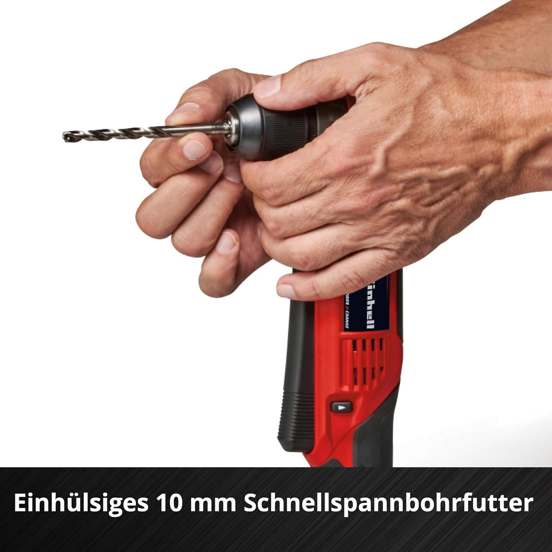 Einhell Akku-Winkelbohrmaschine TE-AD 18 Li-Solo Power X-Change (18 V, 45 Nm, 10 mm Schnellspannbohr