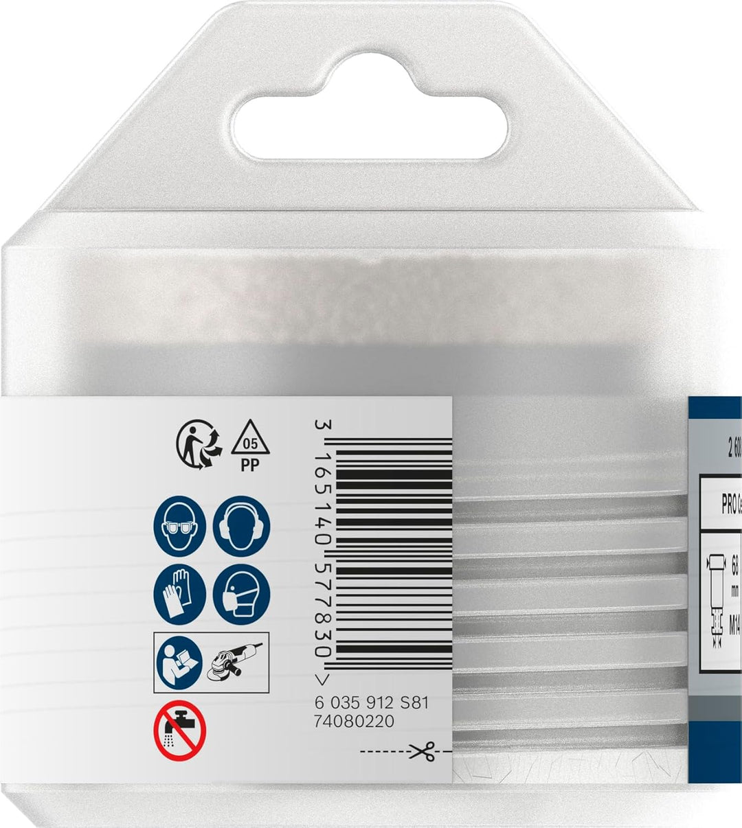 Bosch Professional 1x Diamanttrockenbohrer Dry Speed Best for Ceramic (für Trockenbohren von Hartker