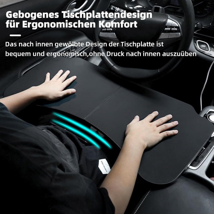 Tragbare Auto Tisch Klappbar Multifunktionaler Auto Laptop Tisch für Fahrer und Beifahrer Mobiler Au