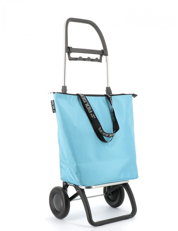 Klappbarer Einkaufstrolley Rolser Mini Bag Plus MF 2 Räder - Celeste, Celeste