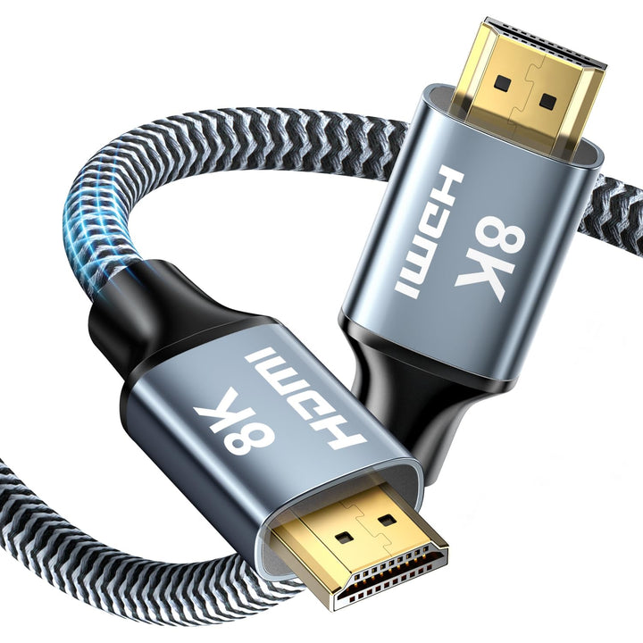 8K HDMI 2.1 Kabel 4m, HDMI Kabel Hoch Geschwindig 48Gbps 8K@60Hz 4K@120Hz 2.2/2.3 für Dolby eARC HDC
