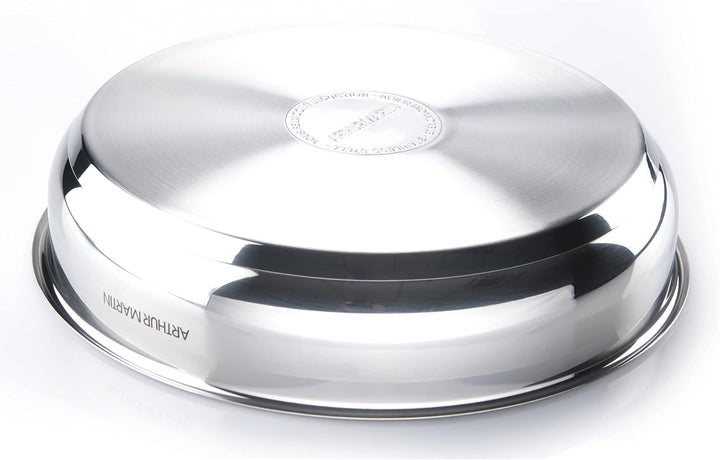 ARTHUR MARTIN Set 3 casseroles 16/18/20 cm + 1 poignée gris, Andere Small (3-pot set), Small (3-pot