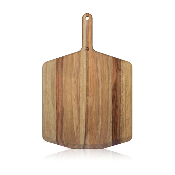 WMF Pizzaiolo Pro Akazien-Schneidebrett, extra grosses Pizzabrett 55×36,5×1,8 cm, für grosse selbstg