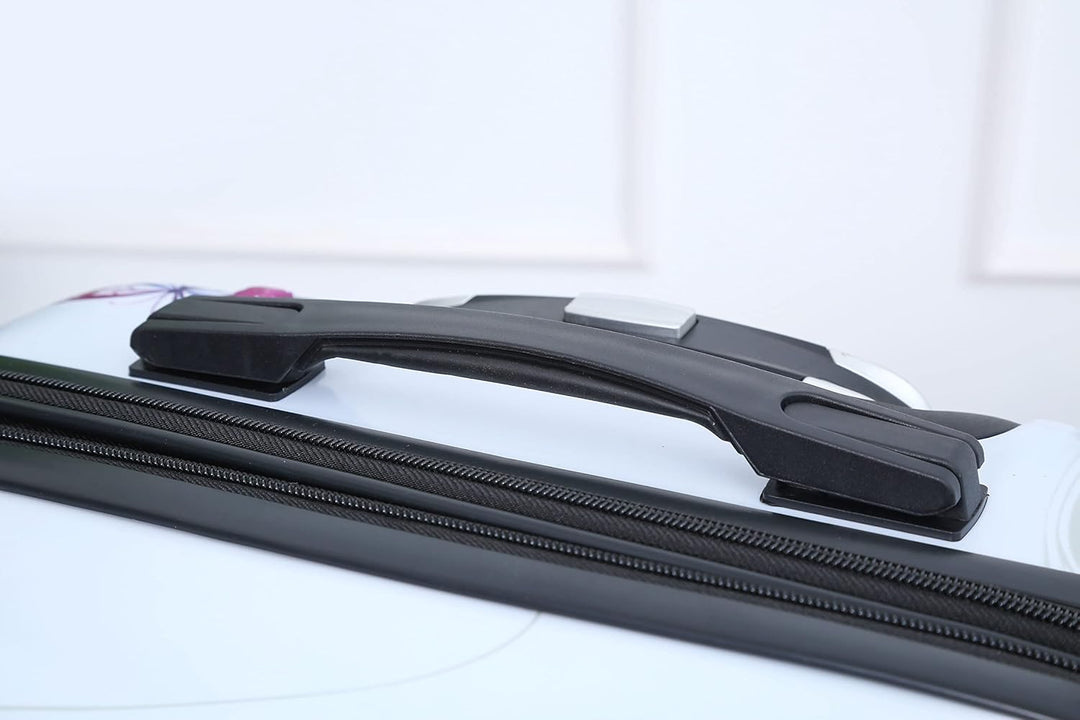 CELIMS - Koffer aus Polycarbonat – 4 Doppelrollen – TSA-Vorhängeschloss – mehr Kapazität mit Faltenb
