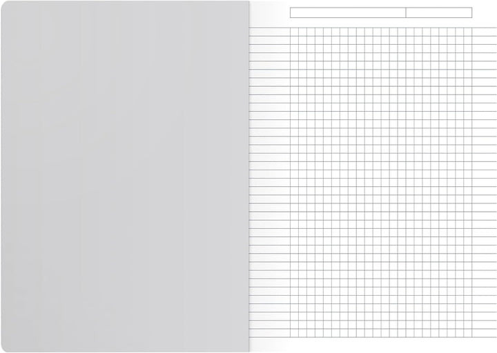 Oxford broschiertes Buch A5, kariert, 192 Seiten, 4 Farben, 5 Stück A5, kariert Broschiertes Buch, A