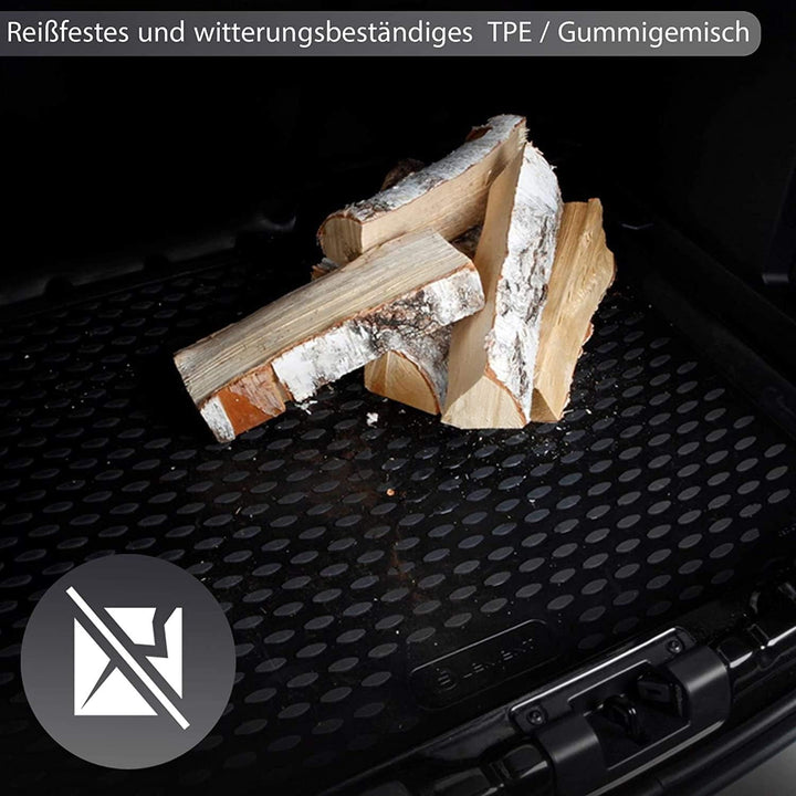 Element Passgenaue Premium Antirutsch Gummi Kofferraumwanne - BMW X6