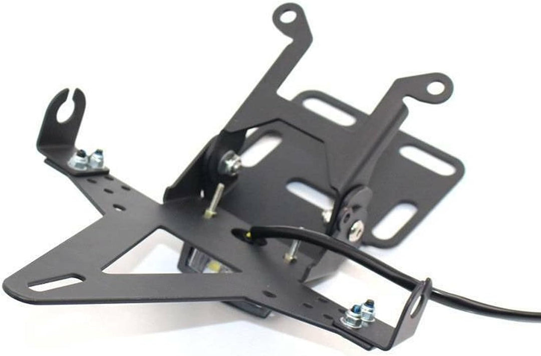 LED-Licht Motorrad Kennzeichenhalter Nummernschildhalter Für Universal Für YZF R1 R3 R6 R15 R25 Fz6