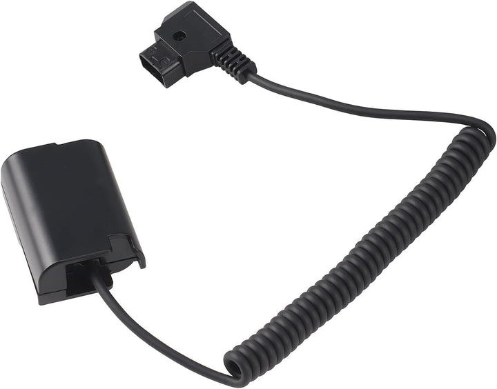 Fotga Verlängerbares Stromadapterkabel für D-Tap-Stecker auf Dummy Akku DMW-BLF19 für Panasonic GH3