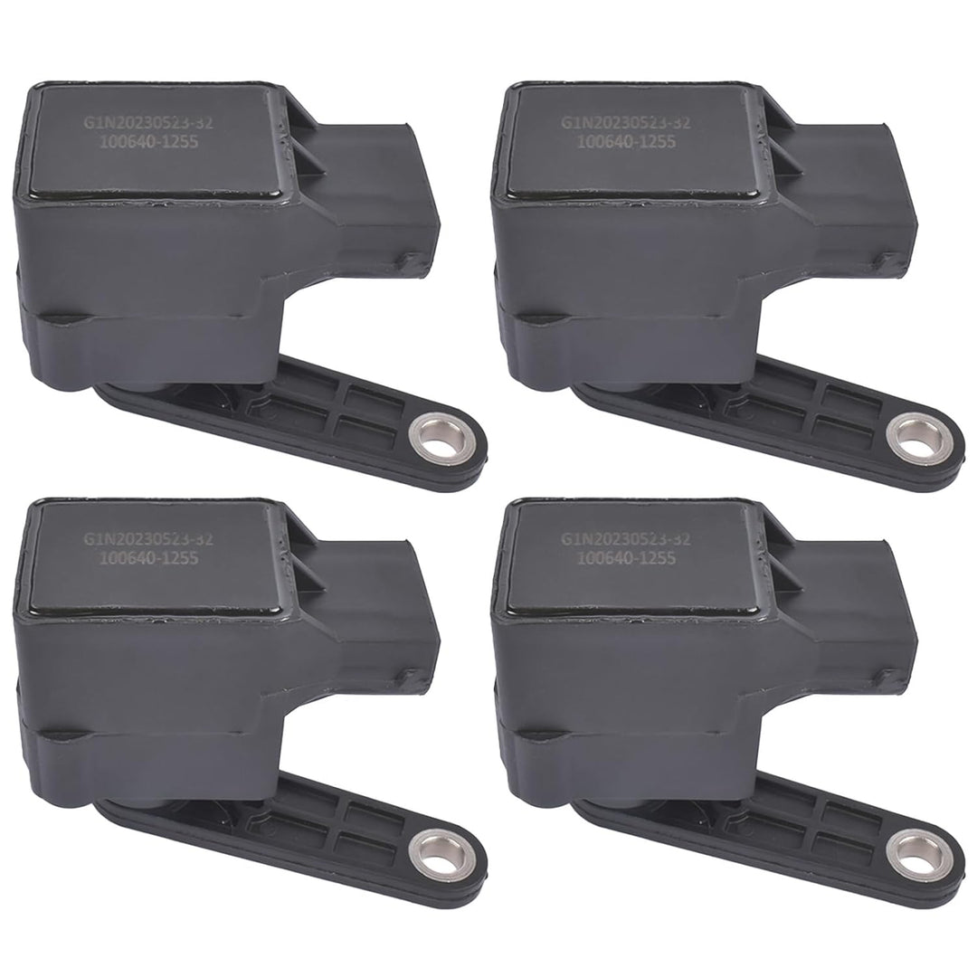 Woosphy 4x Höhensensor Xenonlicht Niveau Sensor Ersatz für A/B/C/E/M/S-Klasse CLC/CLK/CLS/SLK W210 R