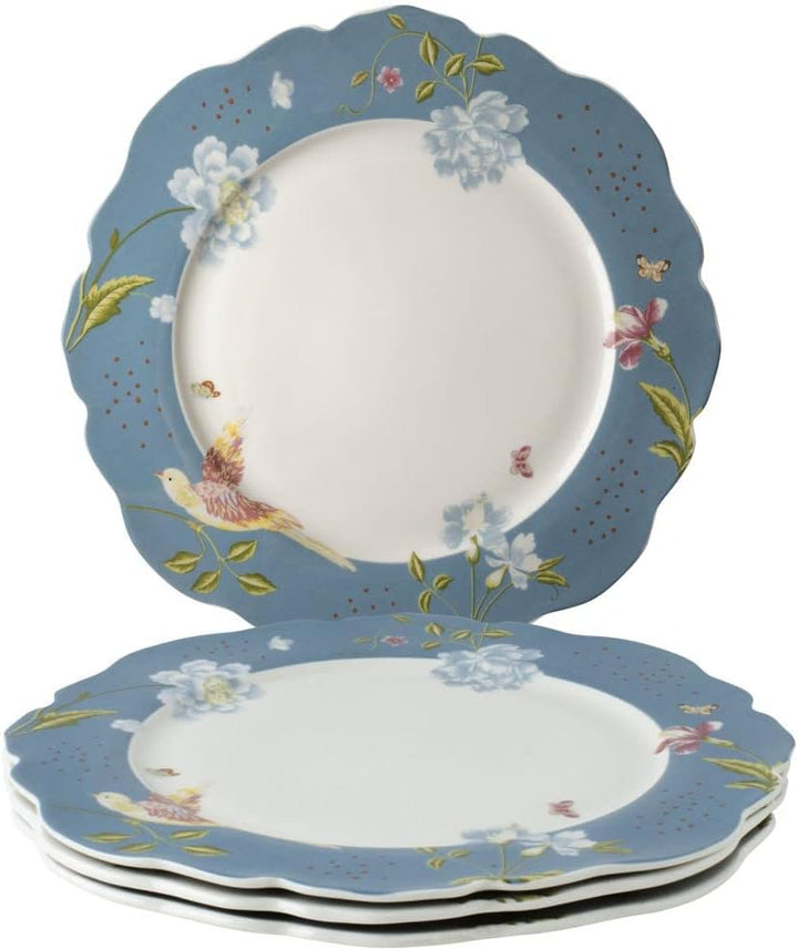 Laura Ashley Heritage Collectables Geschenkset 4 Teller 24,5 cm Seaspray Uni Porzellan