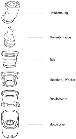 Kuvings | Entsafter | EVO820 Signature | Whole Slow Juicer | Gemüse und Obst | Schnelle und einfache