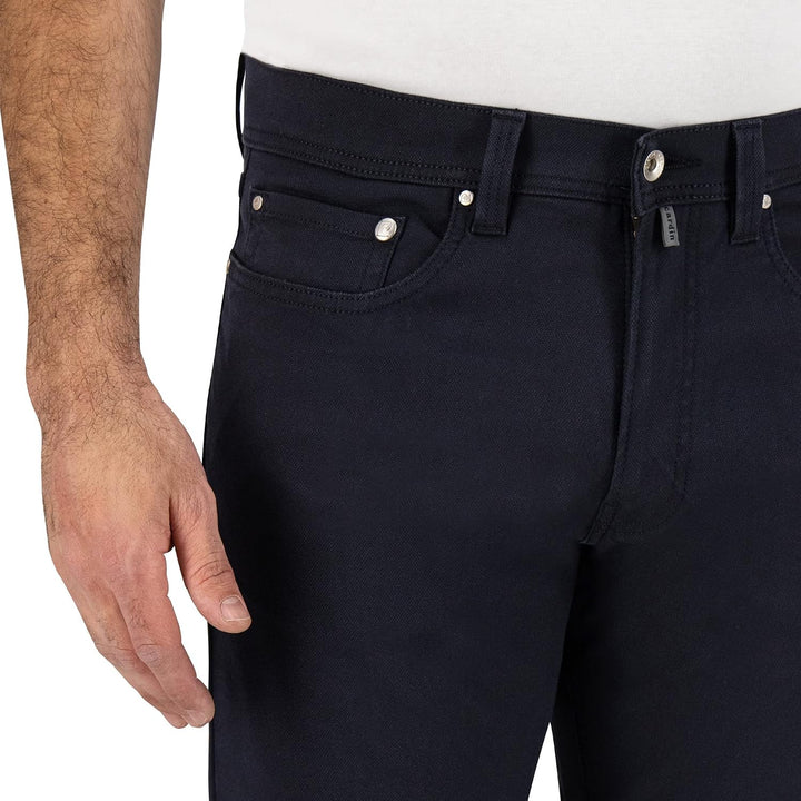 Pierre Cardin Herren Hose Lyon | Männer Jeans, Stoffhose | Tapered Fit 36W / 30L Dark Sapphire, 36W