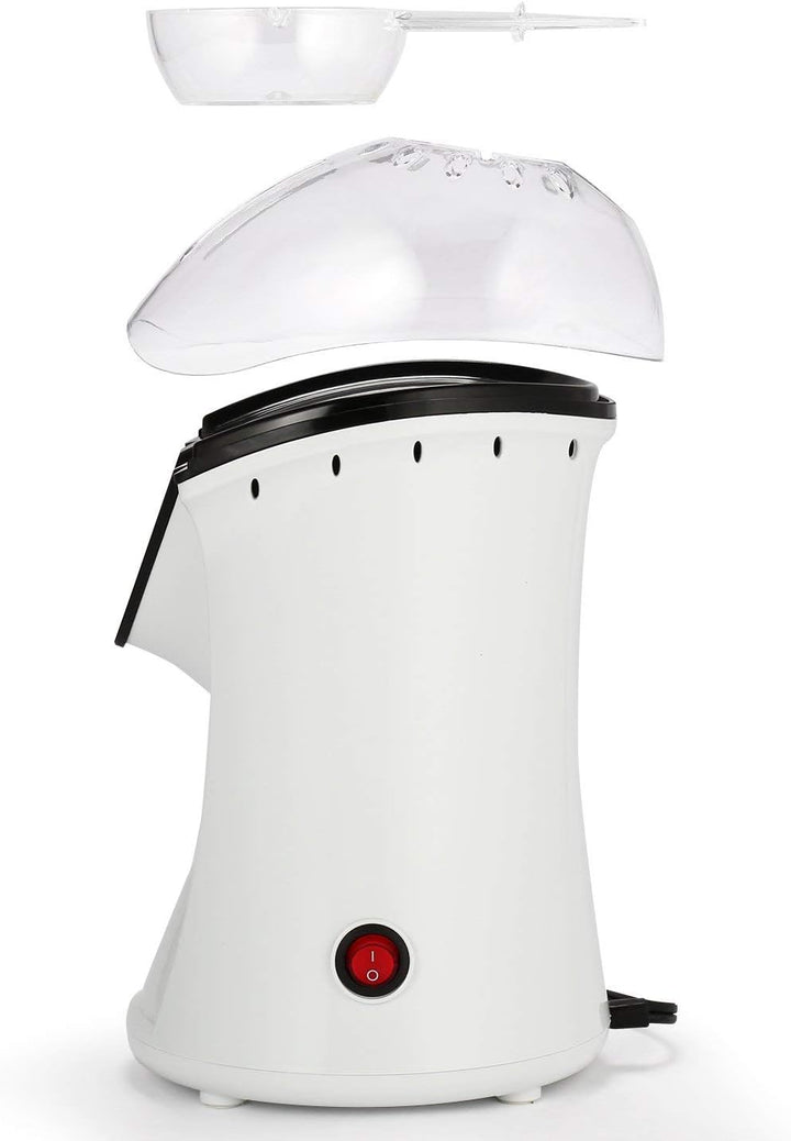 Popcornmaschine 1200W, Heissluft Popcorn Maker Kompakte Heissluft-Kochmaschine ohne Fett, mit Messbe