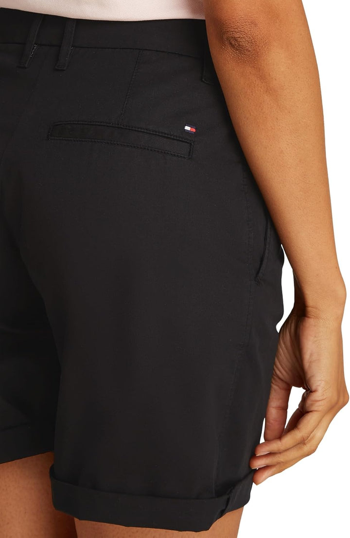 Tommy Hilfiger Damen Shorts 32 Black (Black), 32 Black (Black)