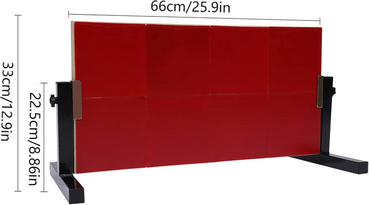 Tischtennis Returnbrett, Ping Pong Rebounder Tischtennis Rebound Board mit 8-roten Gummis Selbst Tra