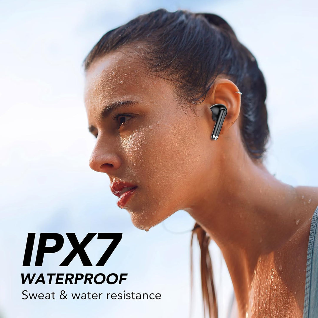 QXQ Bluetooth Kopfhörer, 2026 Neue Kopfhörer Kabellos Sport In Ear Bluetooth 5.4 Headphones mit 4 Mi