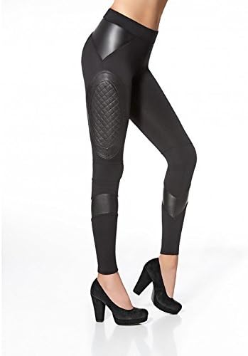 Bas Bleu Damen Leggings Schwarz Taille S, S Schwarz