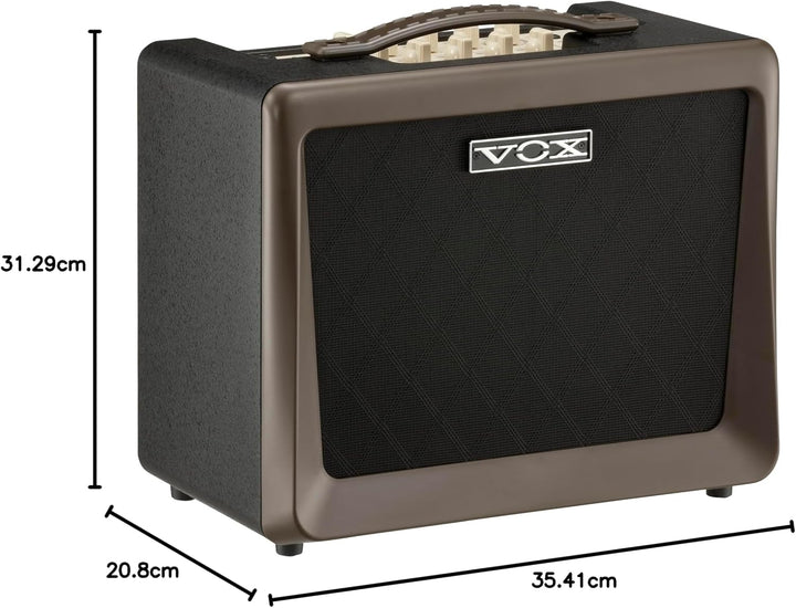 Vox VX50-AG Kompakter 50W Akustikgitarrenverstärker mit NuTube Vakuumröhre