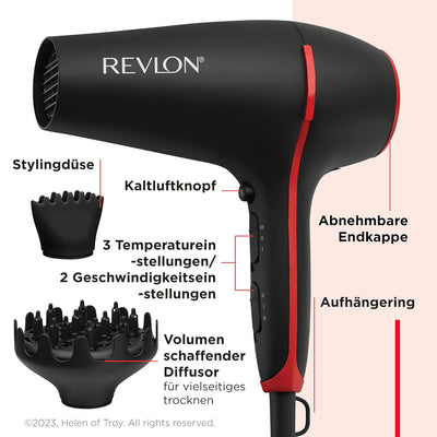 Revlon RVDR5229 Perfect Heat Frizz Fighter Haartrockner RVDR5317E, RVDR5317E