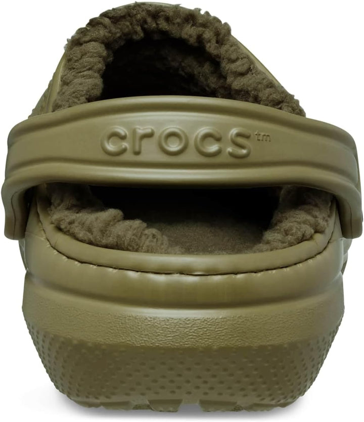 Crocs Unisex Classic Lined Clogs 34/34.5 EU Aloe, 34/34.5 EU Aloe