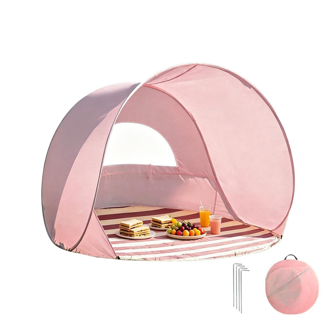 Strandzelt Pop-Up Zelts UV 50+, Schnell Aufbaubar, Nie Wieder Sonnenbrand, Sofortiger UV-Schutz Ultr