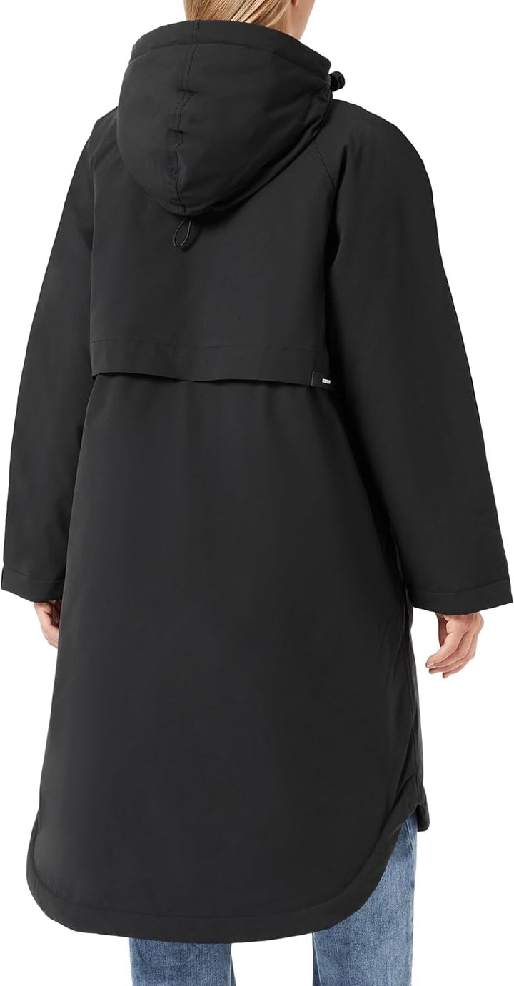 Replay Damen Mantel Regenjacke, Black 098