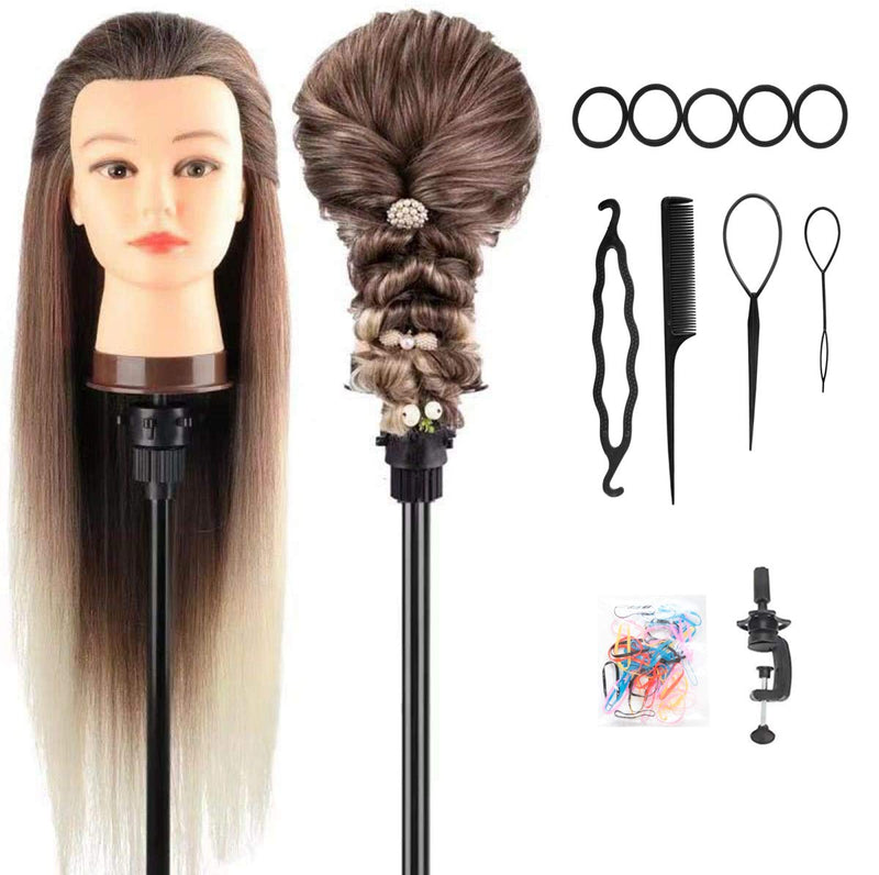 Trainingsköpfe 100% von dem Hochtemperaturfaser Haar Hairdressing Cosmetology Mannequin Frisierkopf