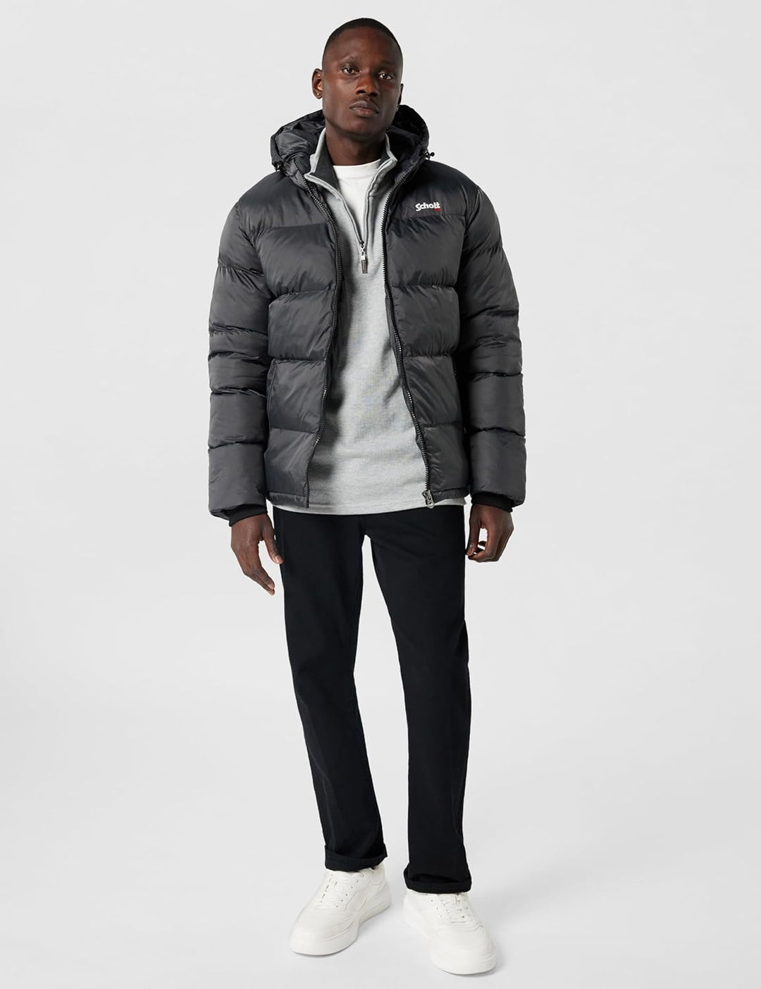 Schott NYC Unisex Idaho2 Jacke XS Anthrazit, XS Anthrazit