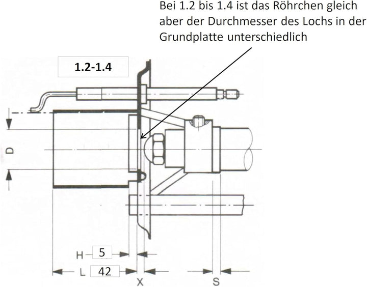 Luftführung für Mischsystem Buderus MAN Viessmann Sieger BRE 1.2 1.3 1.4 beständig gegen leichtes He