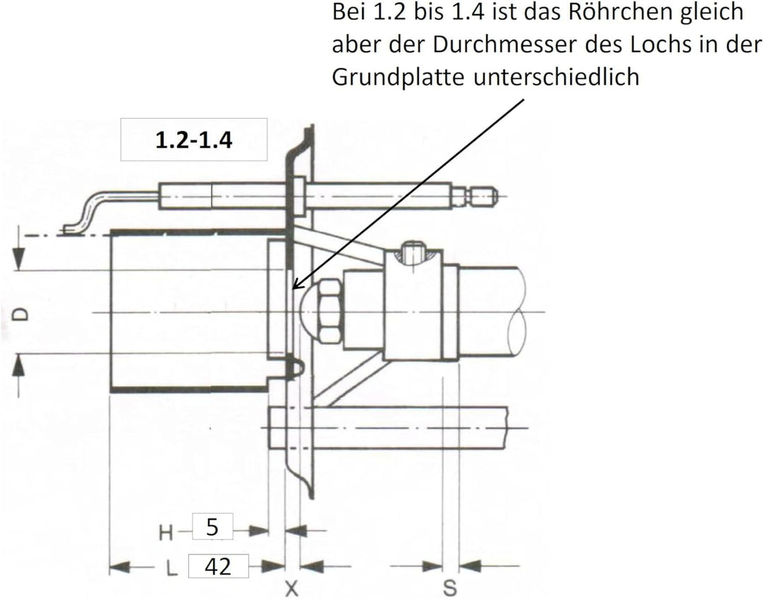 Luftführung für Mischsystem MAN Buderus BRE 1.1 21KW garantiert beständig gegen leichtes Heizoel