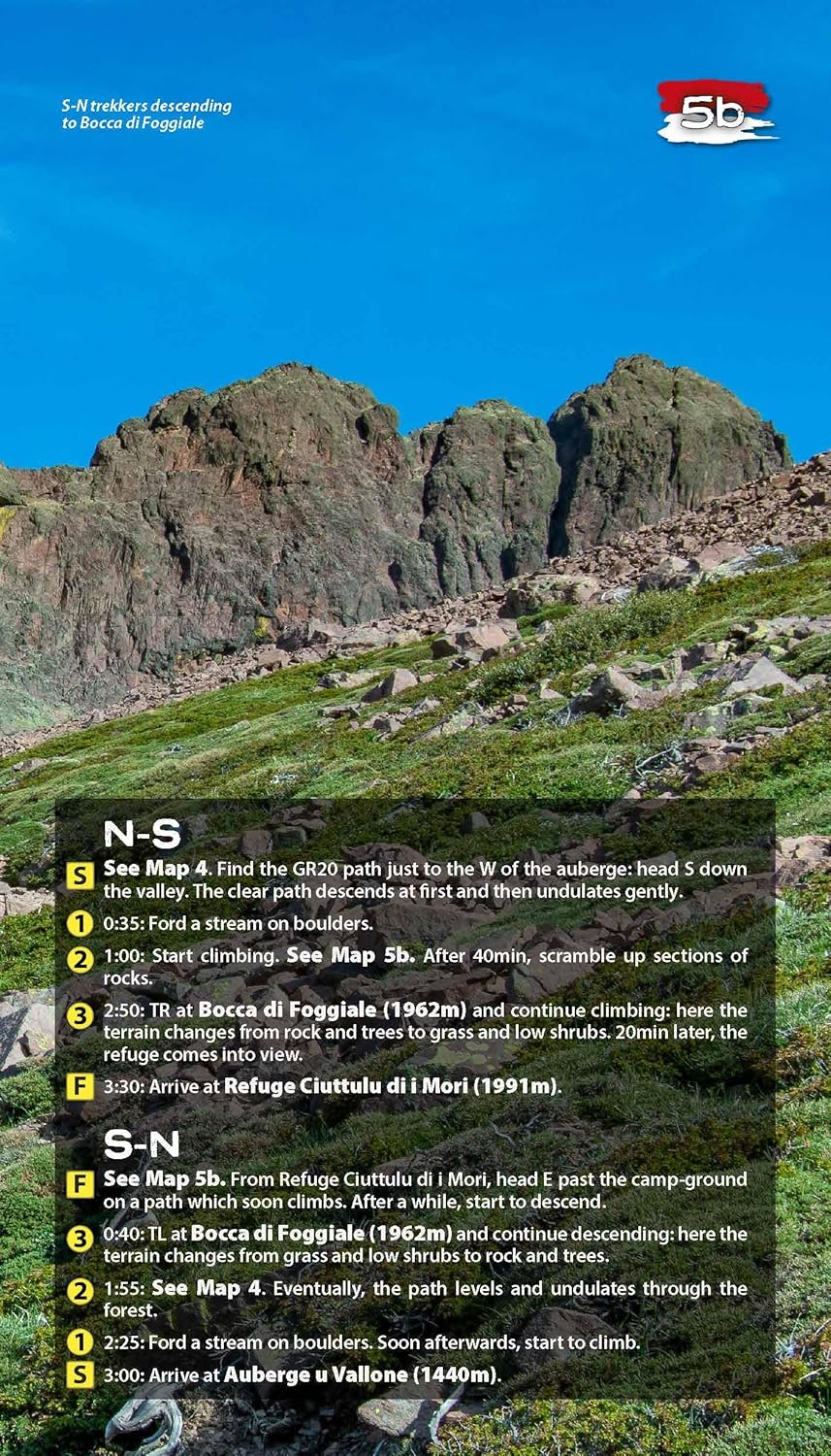 Trekking the Corsica Gr20: Two-way Trekking Guide: Real Ign Maps 1:25,000 (The Great Treks of the Wo