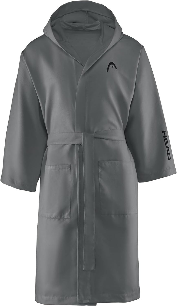 SWEET HOME HEAD Active - Bademantel Damen Flauschig und Bademantel Herren Mikrofaser Night Shade Gre