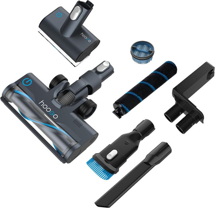 hoogo Akku-Staubsauger S5+ 3in1 | beutellos kabellos | Laufzeit bis zu 75 Min. | Handstaubsauger | P