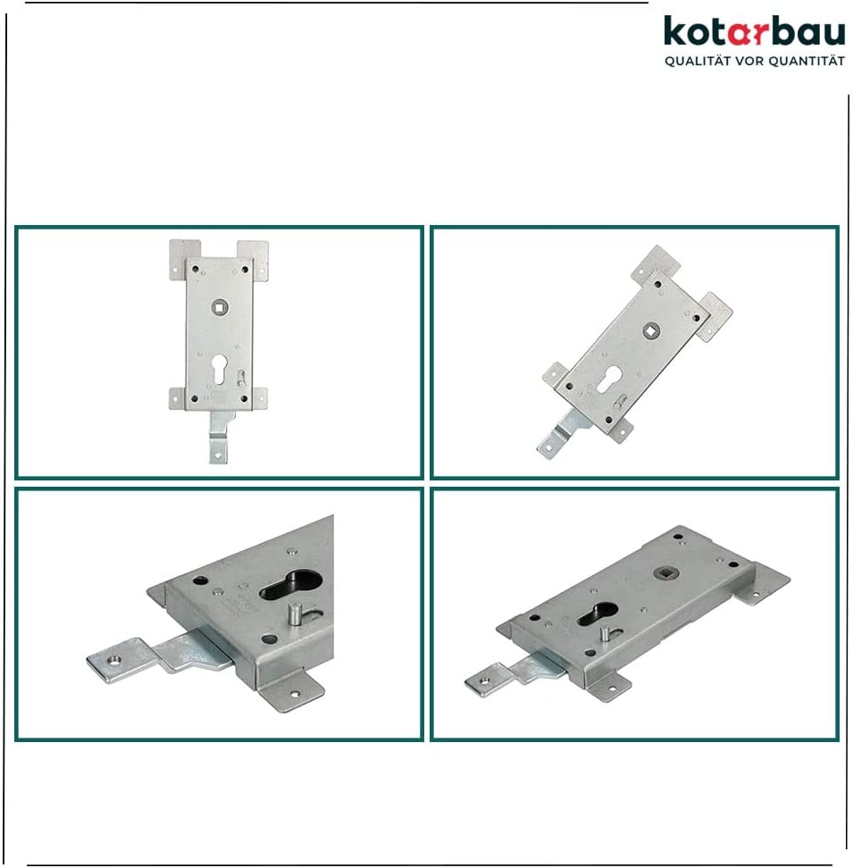 KOTARBAU® Garagenschloss 60 mm Stahl Torschloss Garagentorschloss Profilzylinder für Schwingtore Tor