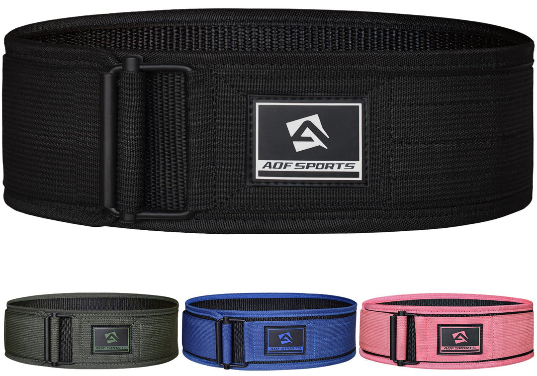 AQF Gewichthebergürtel, 4"/10.2cm Autolock Nylon Gürtel, Functional Training Bodybuilding Fitness Gü
