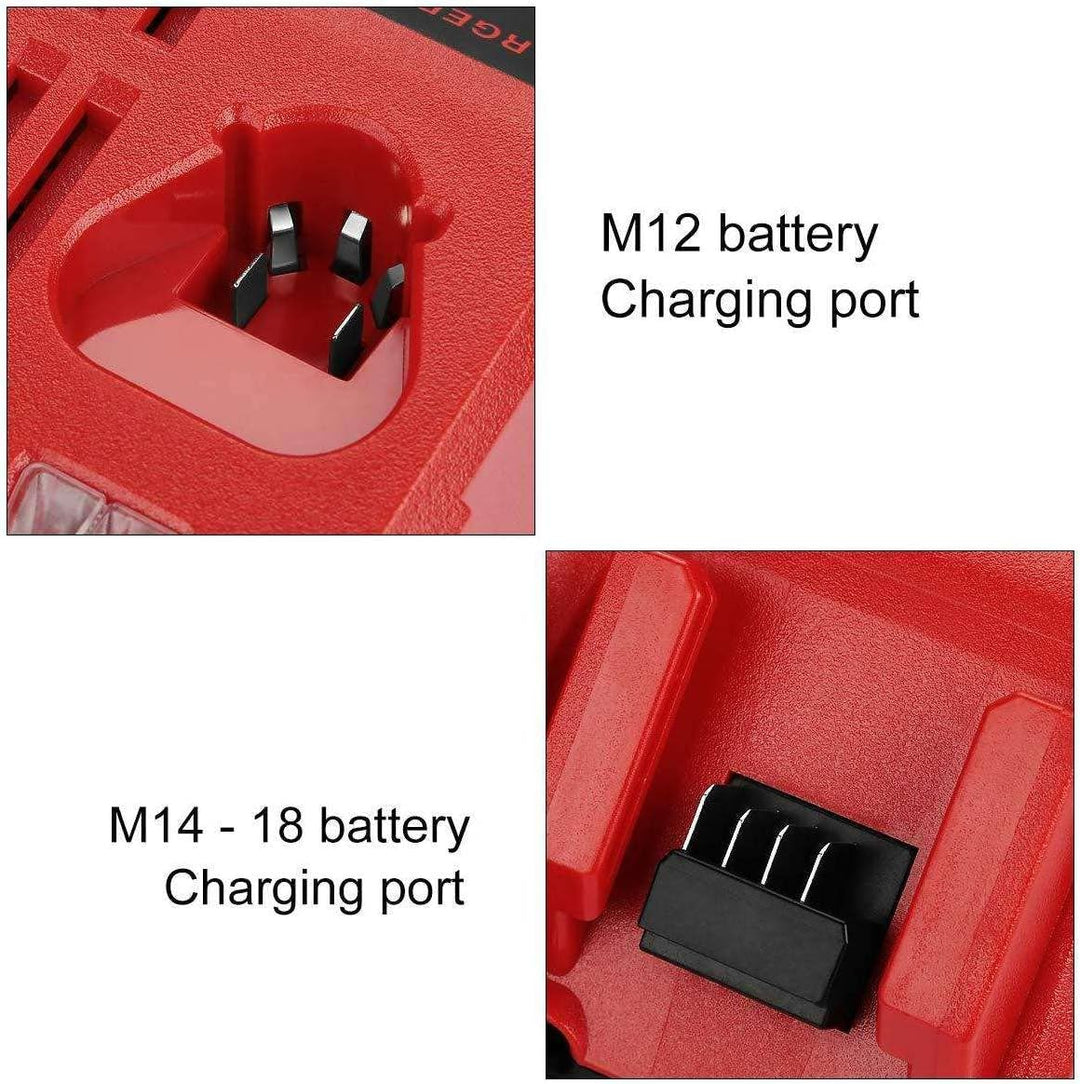 CYDZ® 2 Stück 18V 5.0Ah Akku für Milwaukee M18 48-11-1828 48-11-1840 C18B M18BX Li18 M18B4 M18 XC mi