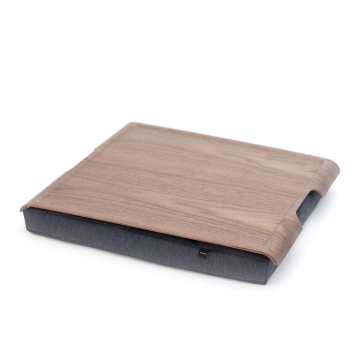 Bosign. Knietablett Laptray mit Sitzsack-Kissen für Laptop, Frühstück. Rutschfestes Tablett. Abnehmb
